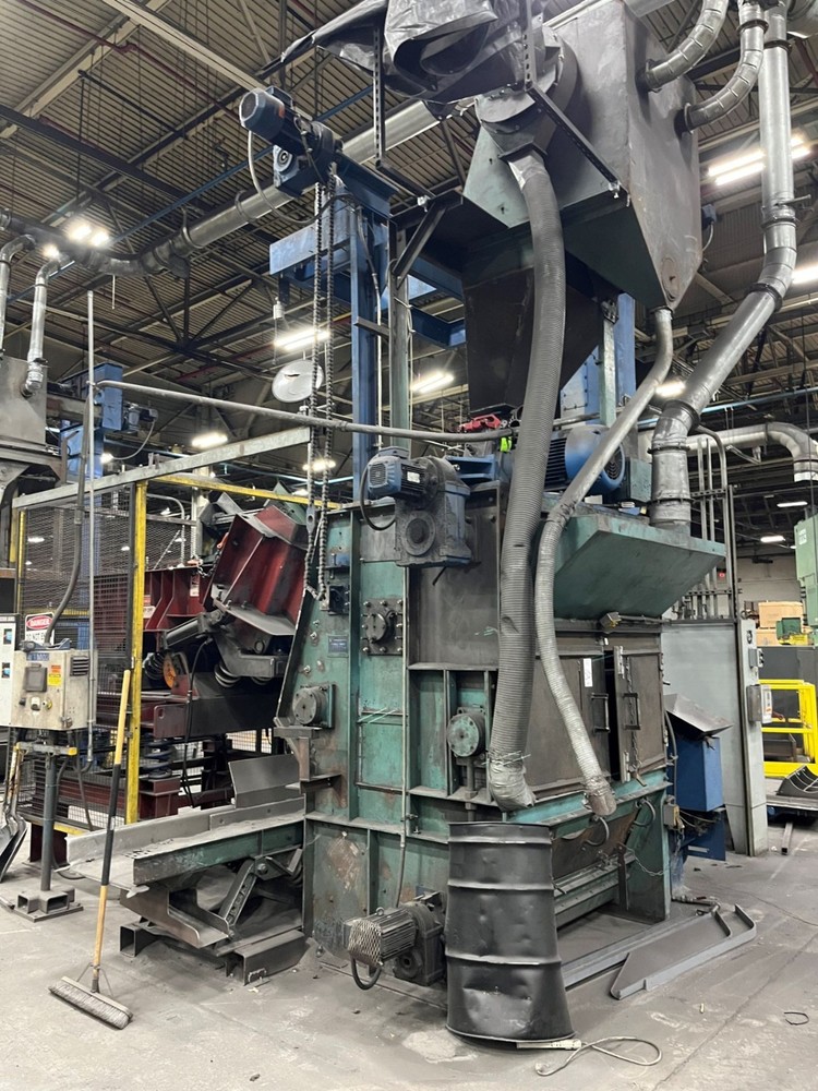 Wheelabrator/BCT Shot Blast Machine, 14 Cu. Ft