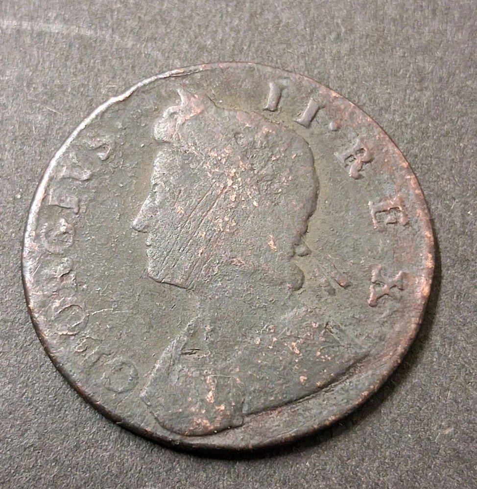 1736 George II Halfpenny