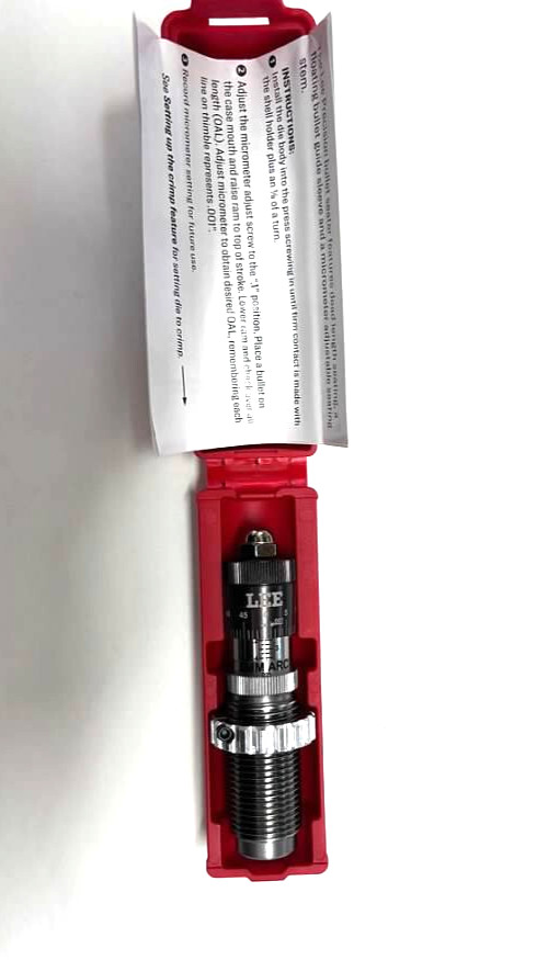 Lee 92233 6mm ARC Micrometer Precision Bullet Seating Die