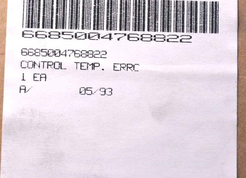 Modutec Temperature Control Thermostat Part Number 1C5854P128
