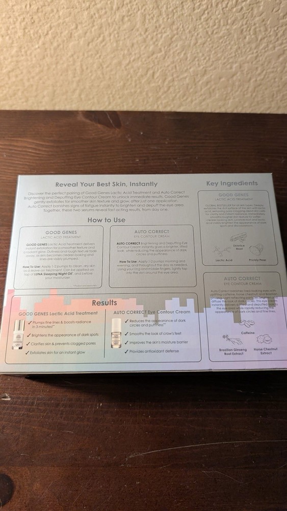 Sunday Riley Instant Gratification Exfoliating Set Good Genes Auto Correct