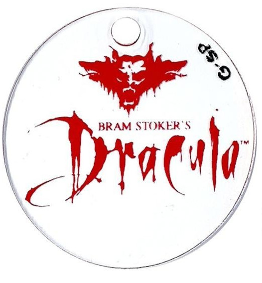 WILLIAMS Bram Stroker's Dracula Pinball Promo Keychain Original Plastic