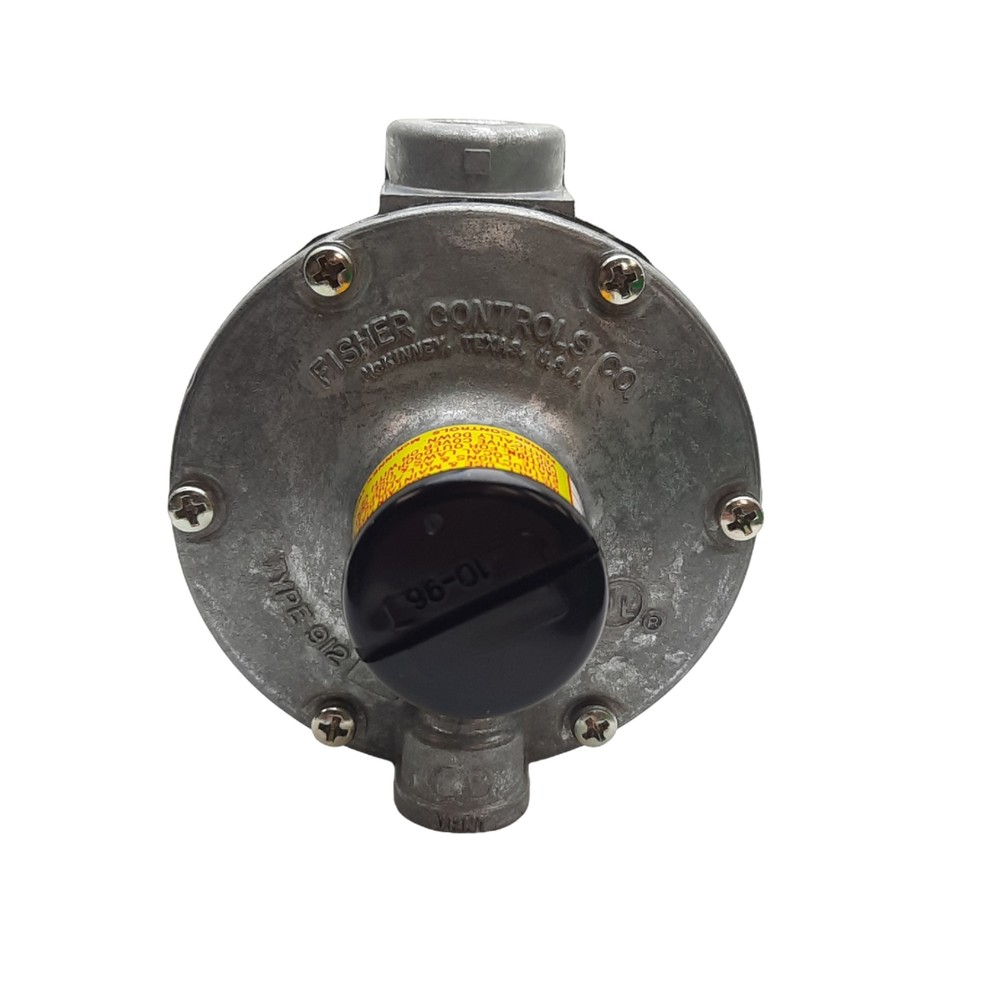 Fisher Controls Co Type 912 Regulator, Range 9 1/4"-13" W.C., 250 PSIG Max