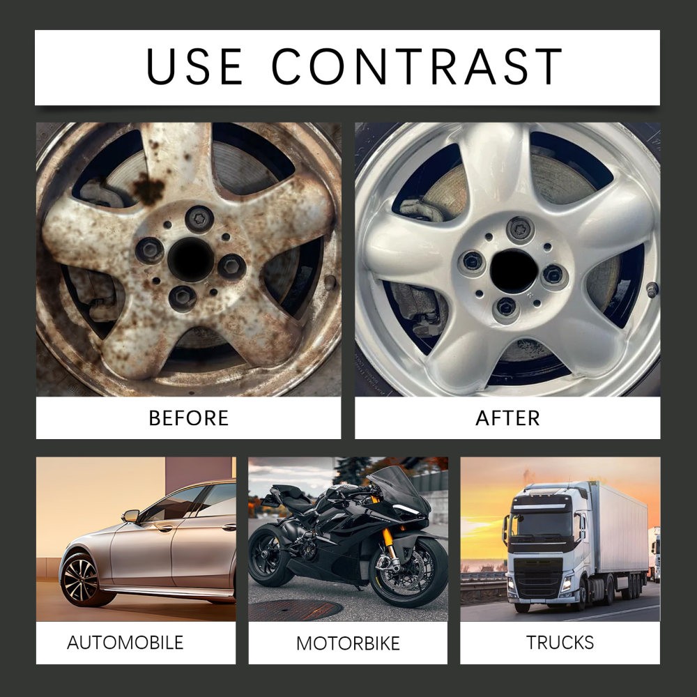 car rust remover car wheel metal surface cleaning rust removal