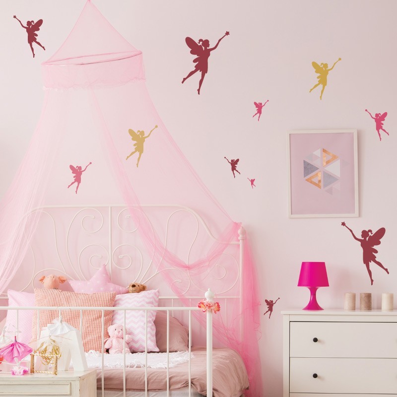 KIDS Reusable Plastic Stencils (5 pcs) // FAIRY