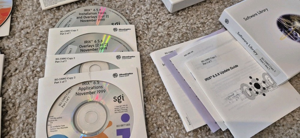 SGI Silicon Graphics IRIX Software Lot #3 , Untested