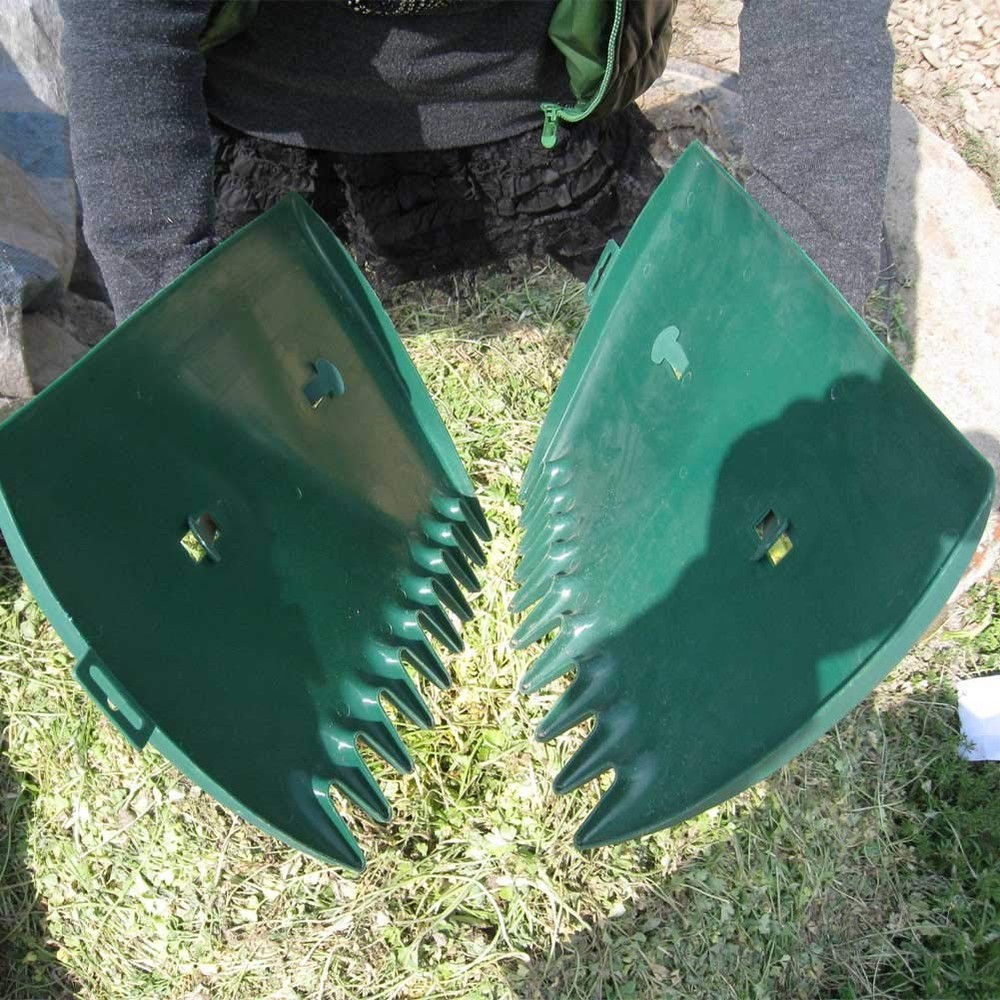 Leaves Grabber, 2pcs Handheld Hazelnut Leaf Scoop, Fast Lawn Remove Fallen Co...