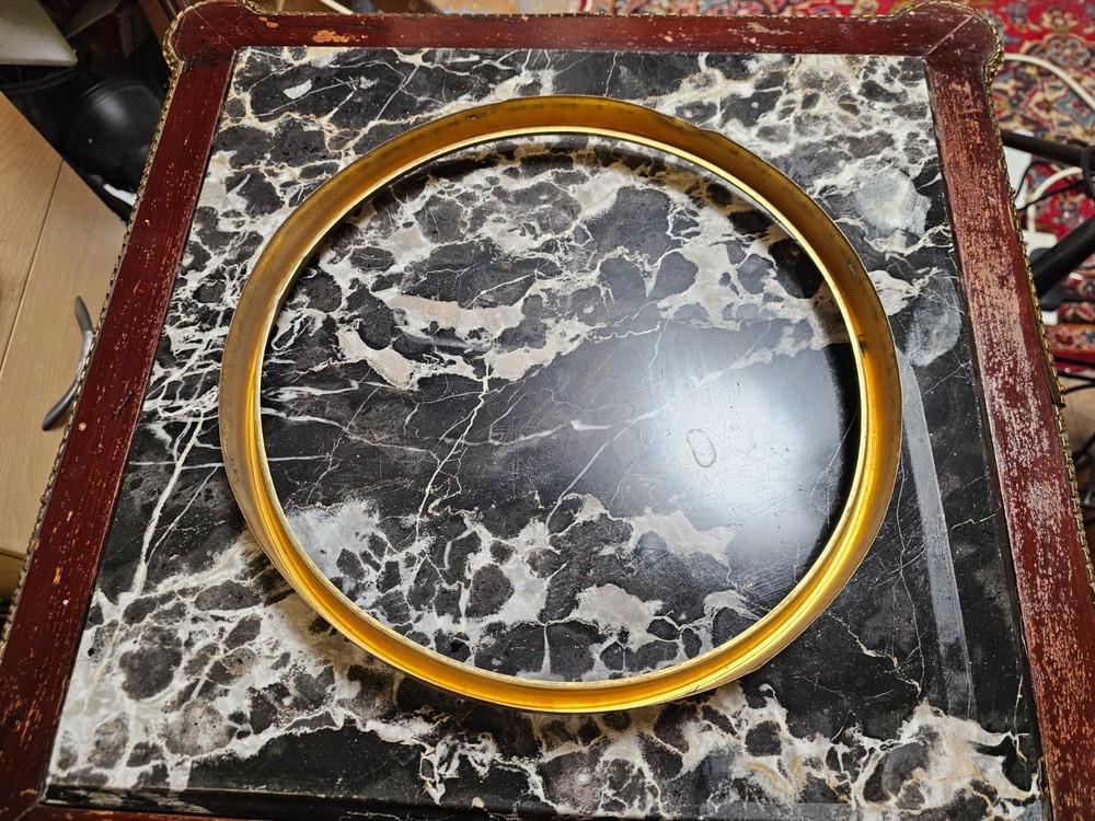 SPUN brass 12 inch clock bezel or dial surround clockmakers spare