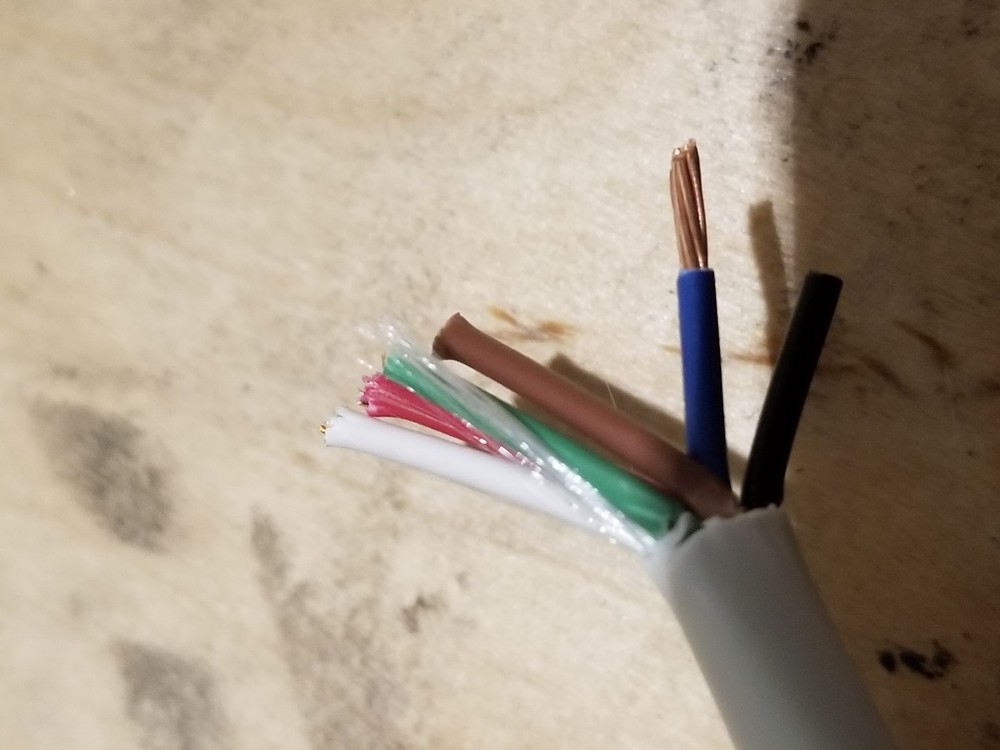 Carol E3036S 18/6C Stranded Control/Communications Cable Plenum CMP White /50ft