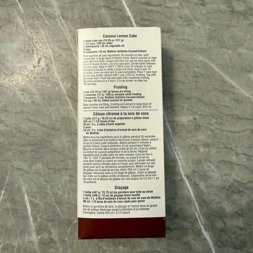 Watkins Imitation Coconut Extract – 2 fl oz – Sealed – Baking Flavoring