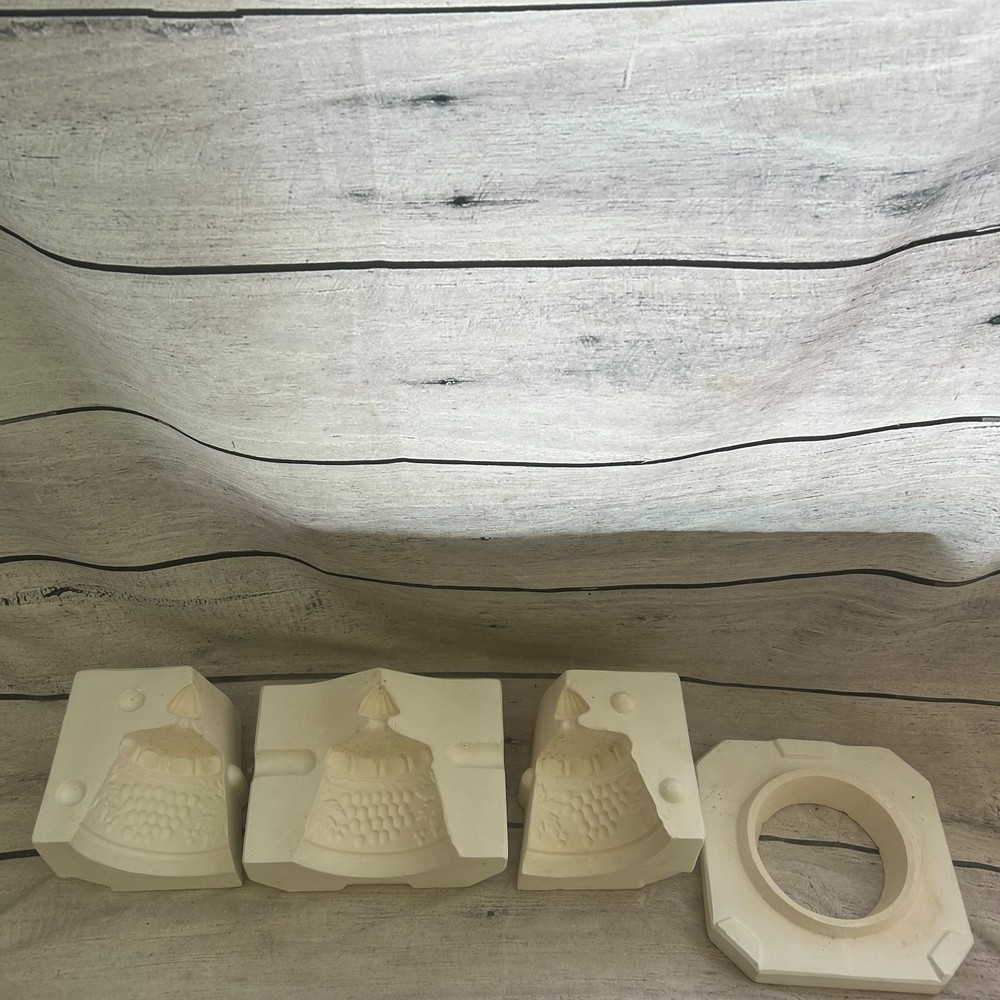 Dru's Molds Ceramic Slip Casting Mold Grape Butter Dish #G-408