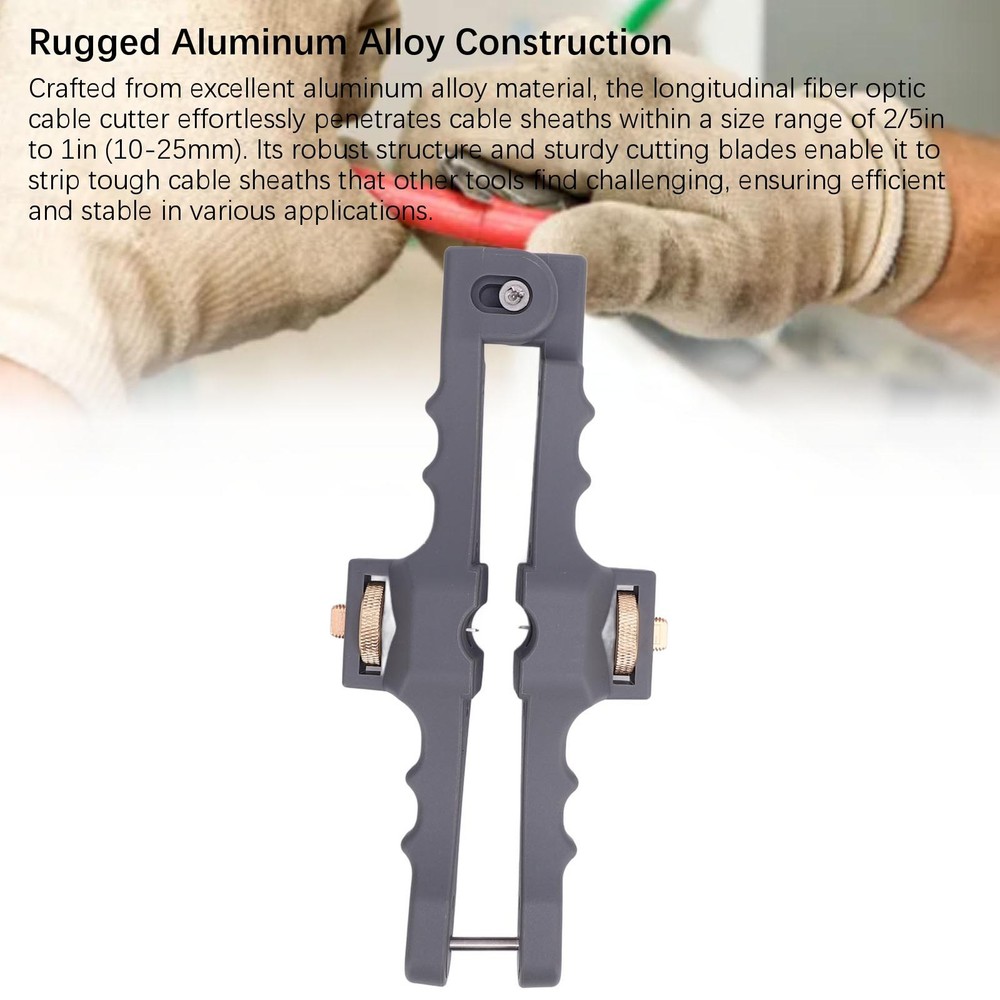 Adjustable Armored Fiber Optic Cable Stripping Tool For Efficient Stripping For