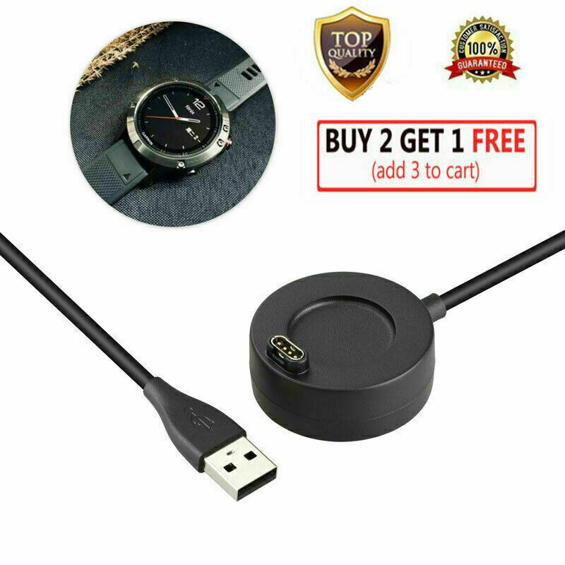 For Garmin Instinct / D2 Delta / Charlie & solar Charger Charging Dock Cable