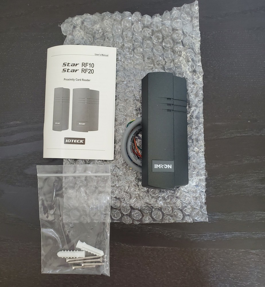 IDTECK STAR RF-10 37BIT WIEGAND PROXIMITY CARD READER (RFID) *NEW*