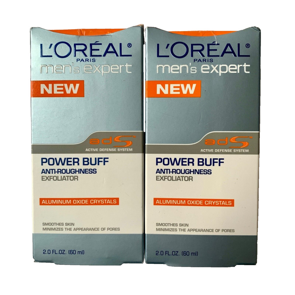 L'oreal Men's Expert Power Buff Exfoliator x2 NEW