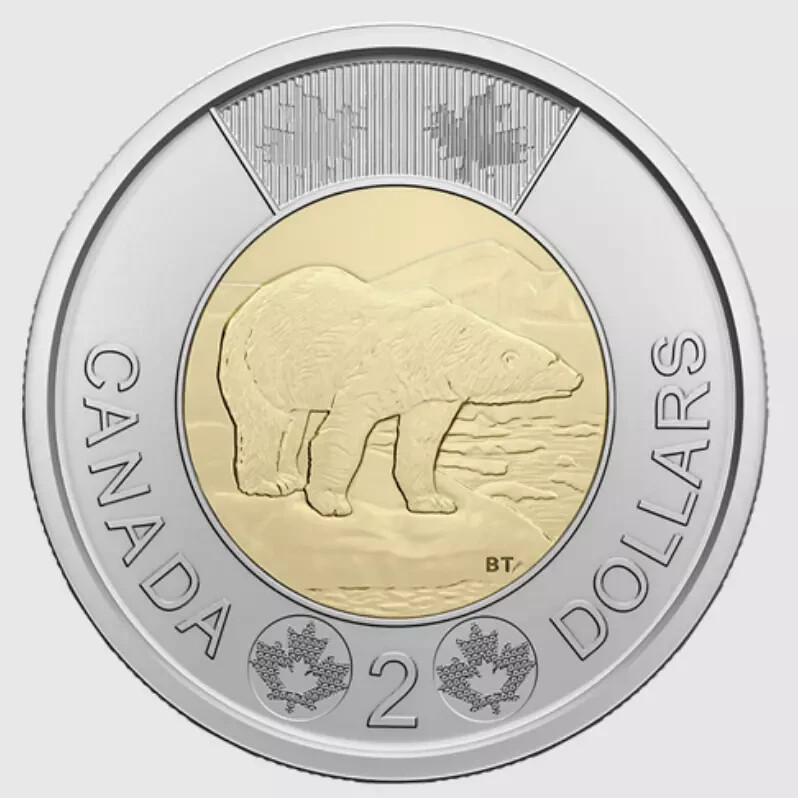 2025 Canada FIRST STRIKE TOONIE from Special Wrap Roll Uncirculated