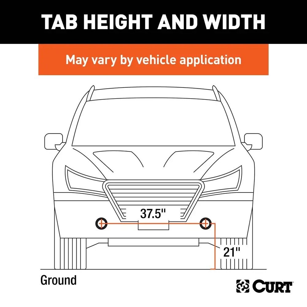 CURT Custom Tow Bar Base Plate