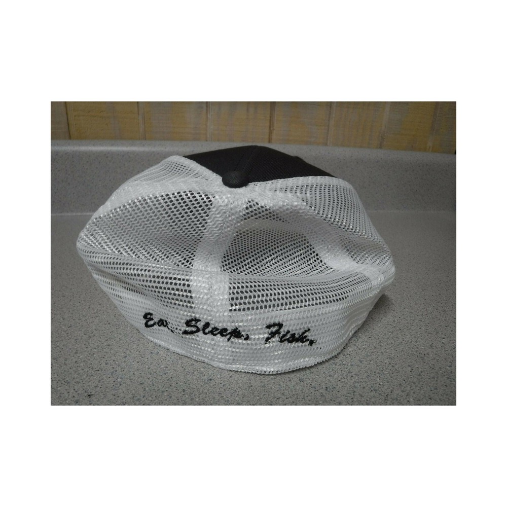 New Authentic Skeeter Hat Limited Edition/ Front Charcoal/ Back White Mesh Large