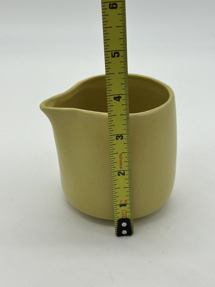 Crate & Barrel Green Ceramic Creamer by Barbara Eigen