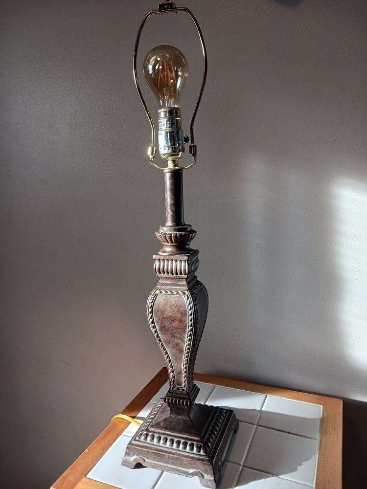 Vintage Berman Footed Table Lamp. 20" height.