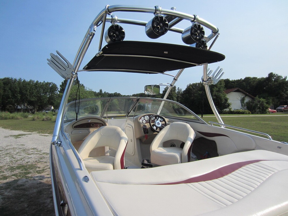 Indy Liquid Wakeboard Tower + Wakeboard Rack Durable Anodized Easy Install Pkg