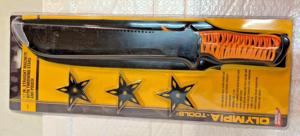 OLYMPIA TOOLS 17 In Straight Machet