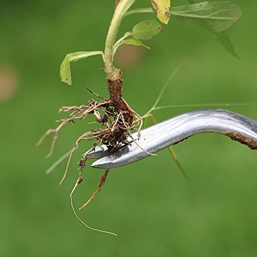 Heavy Duty Garden Weeder Tool Root Remover Weed Puller with Non-Slip Handle