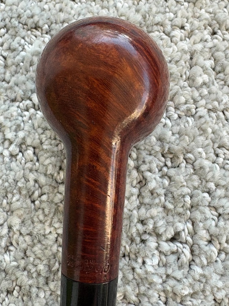 OLE JANSEN BRIAR 1950'S BILLIARD BLUE DOT STEM AR
