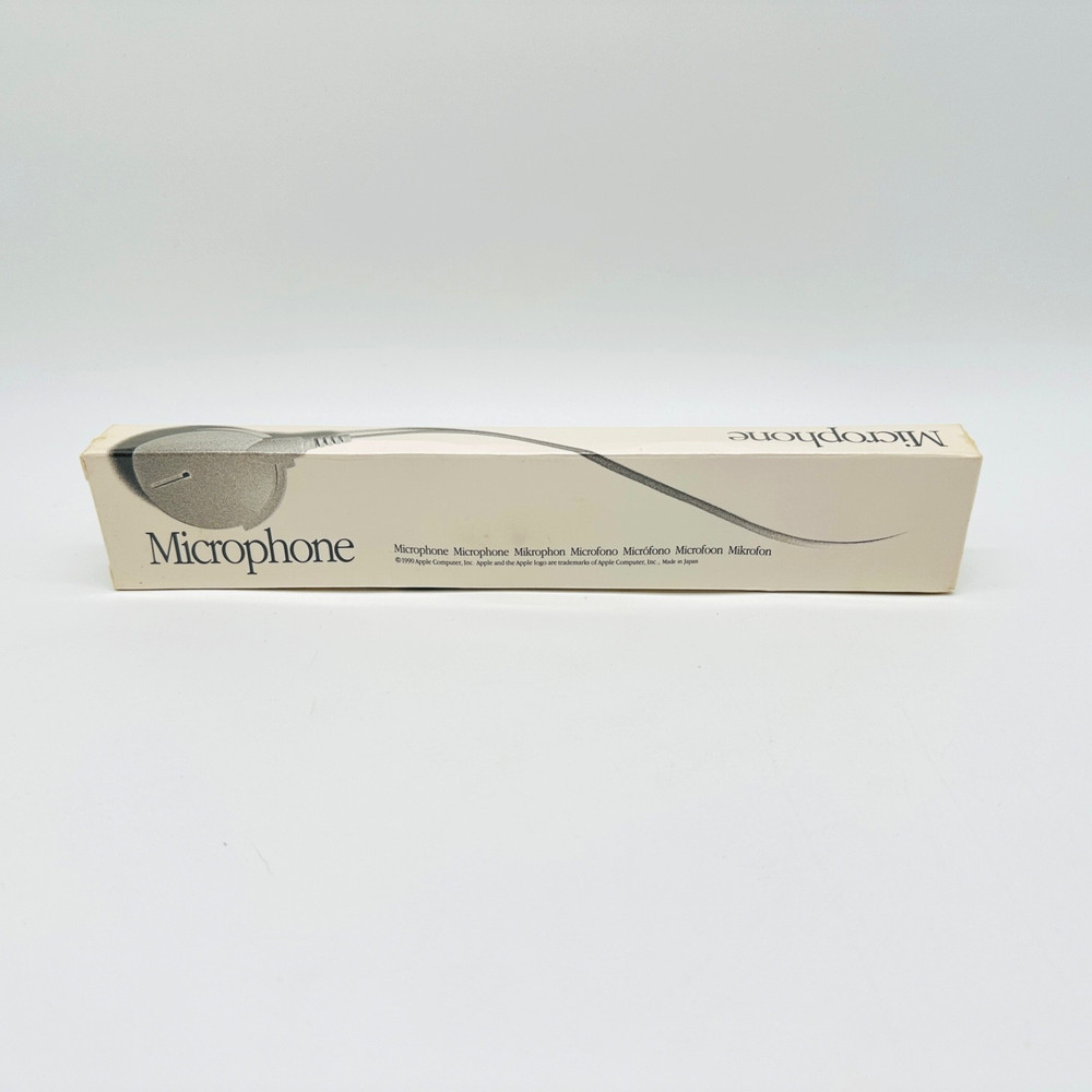 Vintage 1990 Apple Mac Computer Mic Microphone Sealed Box Japan