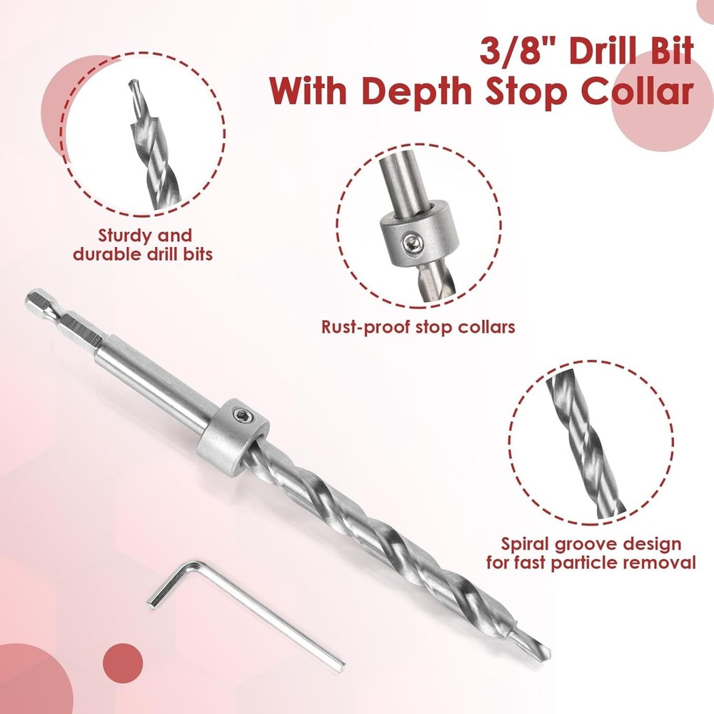 All In One Pocket Hole Jig System Kit
