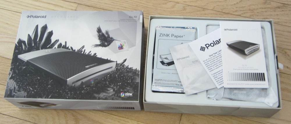 Polaroid GL10 Instant Mobile Printer 3x4in Zink Zero Ink Technology