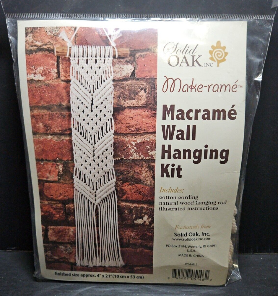 Make-rame Macrame Wall Hanging Kit MWH015
