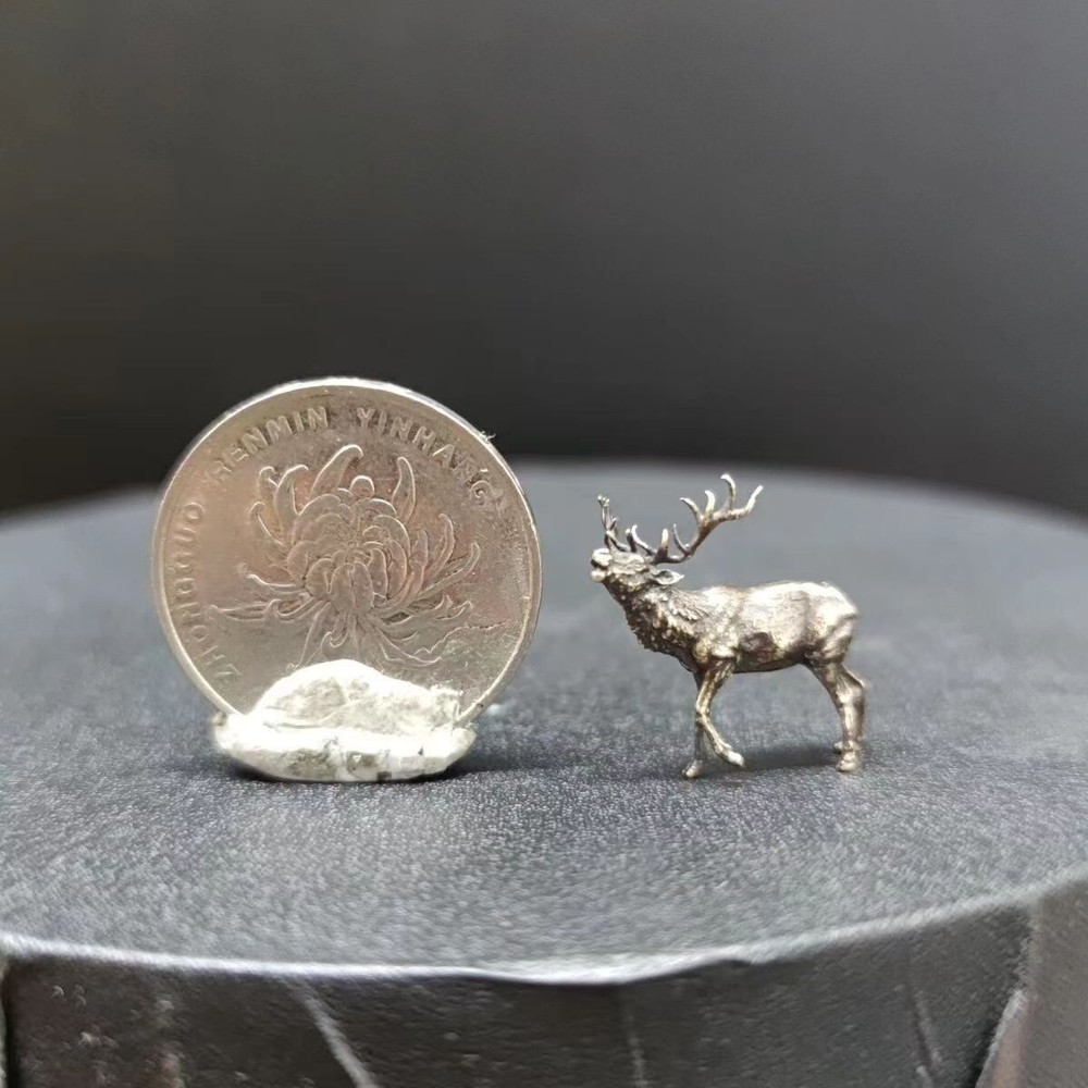 copper bonsai suiseki micro landscape decoration deer