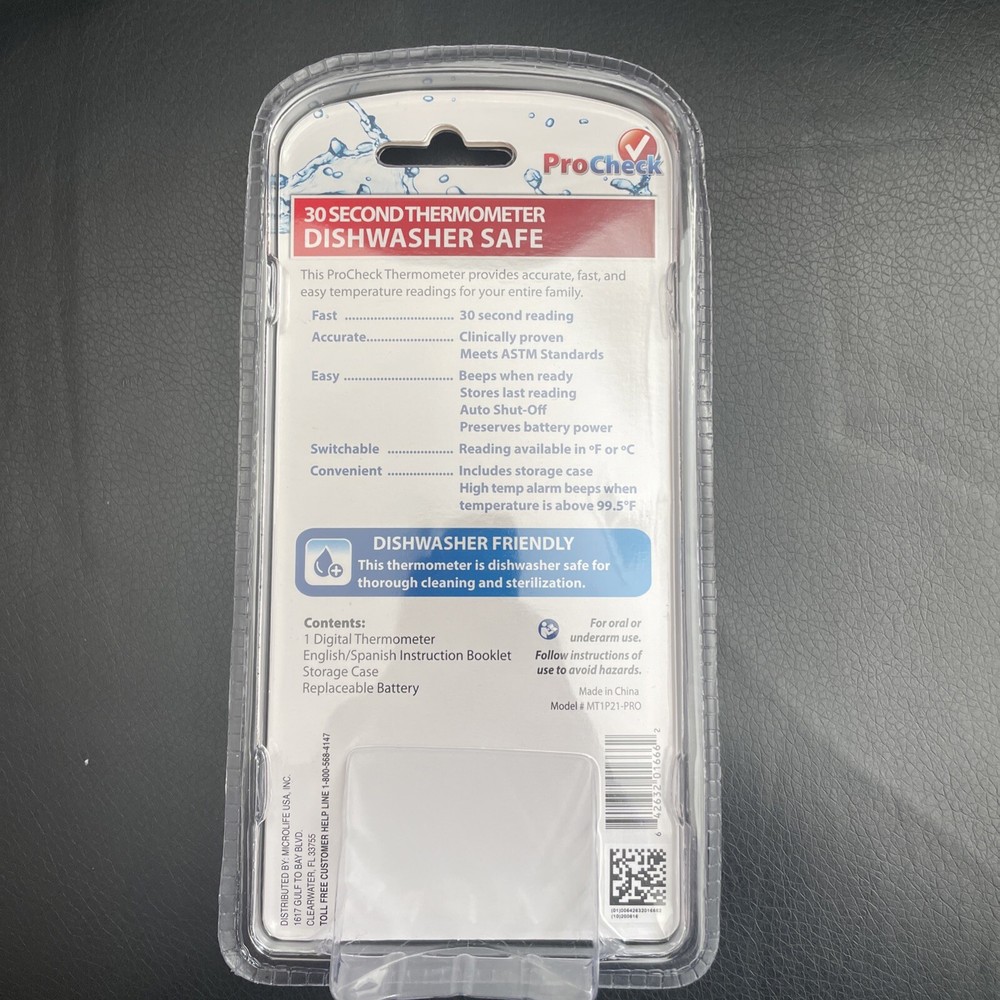 New ProCheck 30 Second Digital Thermometer