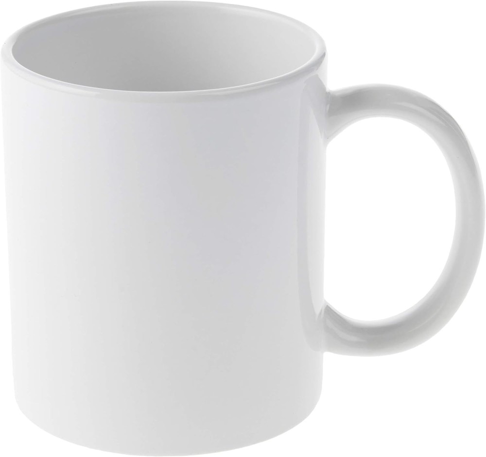 12 Oz White Ceramic Sublimation Mug for Crafting & Custom Printing