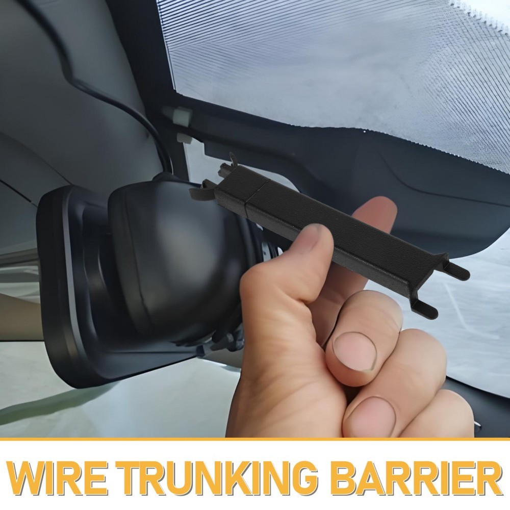 2 Pcs Back Panel Trunking Cable Hidden Protector Car Management Sleeve