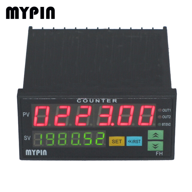 FA8E-6NRRB 6 digits Digital Tacho/RPM/Frequency/HZ Meter 2 Transmit output dcdr