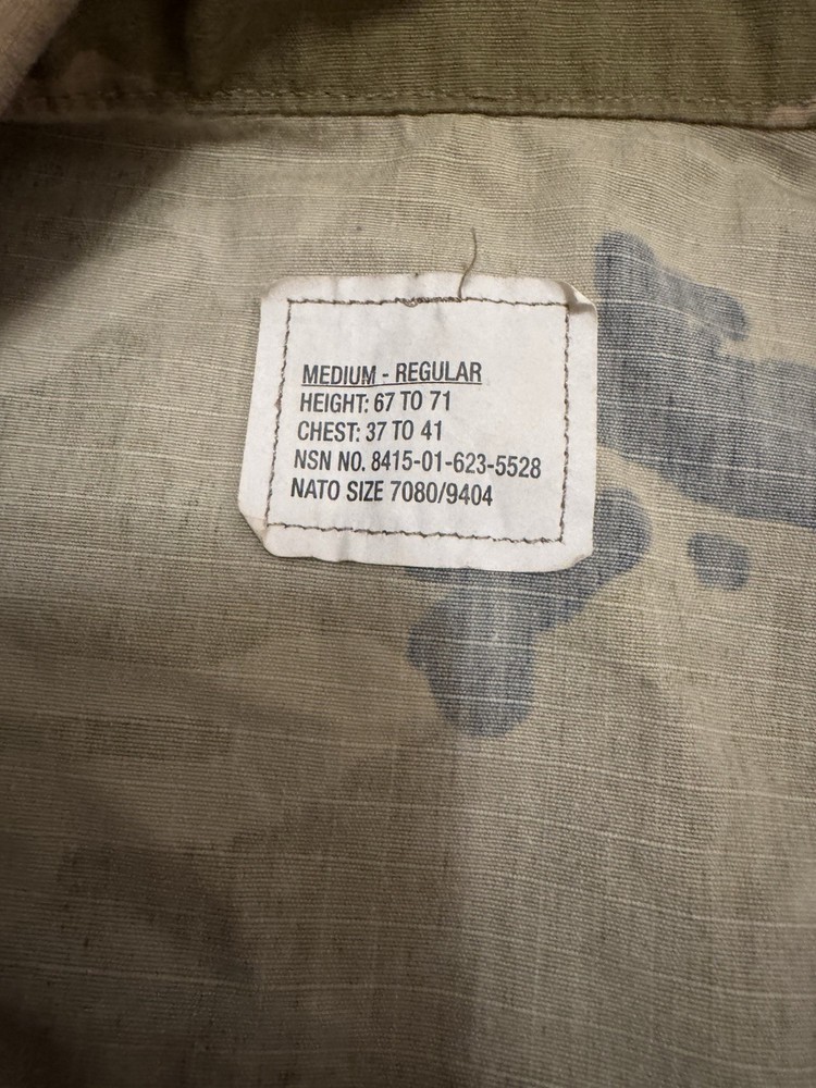 U.S. Army Combat Uniform Jacket ACU Multicam Medium Regular Ripstop NWT