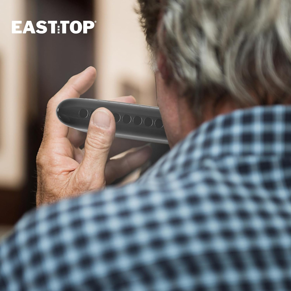 ET12 C Key Chromatic Harmonica for Adults - Modern Black Design