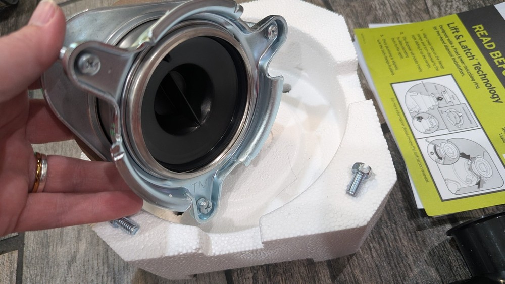 Insinkerator Garbage Disposal Flange Quick Lock Mount Kitchen Sink NEW