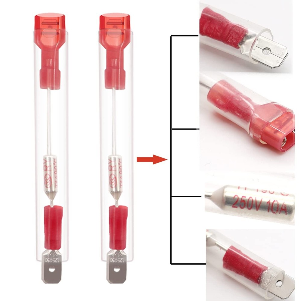 Taiss RV Water Heater Thermal Cutoff Kit,Replacement Thermal Fuse 98 °Replace...