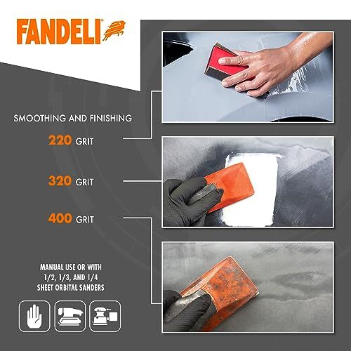 | Pack Multi-Purpose Sandpaper Pack + Waterproof Sandpaper | 50 Sheets | Asso...