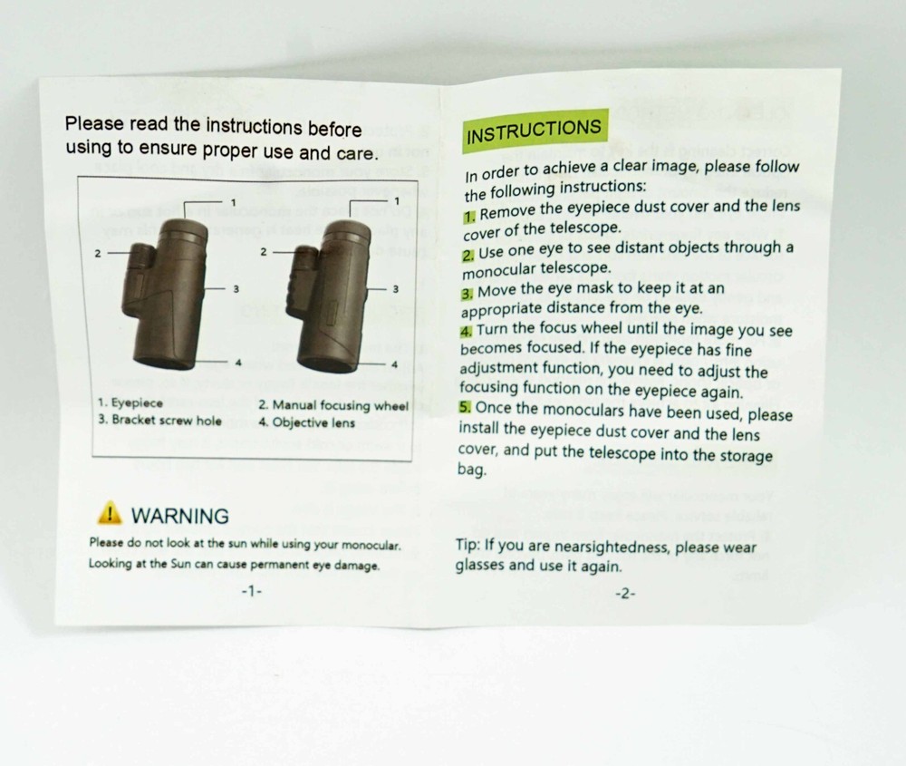 Precision Made Monocular