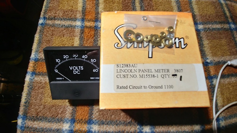 SIMPSON LINCOLN PANEL METER S12383AU