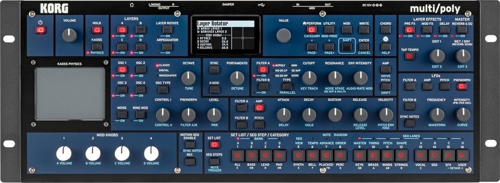 Korg multi/poly module Analog Modeling Synthesizer Brand NEW