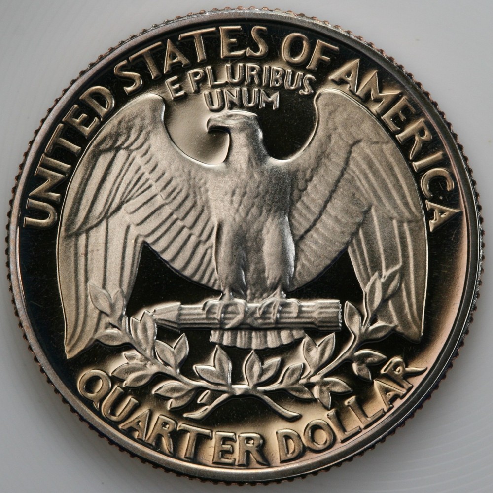 1982 S Toned Gem DCam Proof Washington Quarter CN-Clad Q178
