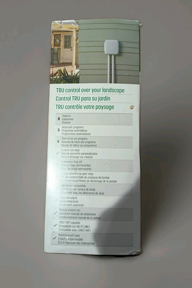Rain Bird TRU8O Program-Based Indoor/Outdoor Irrigation Sprinkler Controller