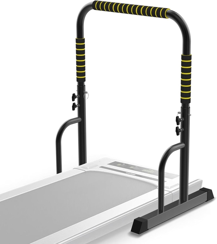 Adjustable Walking Pad Handle - Black/Yellow**