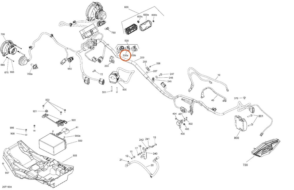 CAN-AM 710005232 - RFID Programmable D.E.S.S. Key (Green)