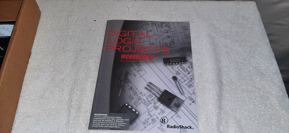 Radio Shack Electronics Learning Lab 28-027 W/ Workbooks Components Sold AS-IS